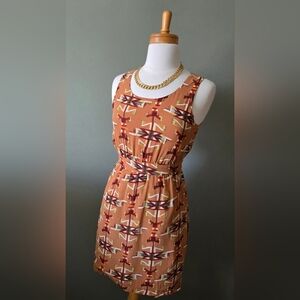 Angel Eye London Aztec Design Dress